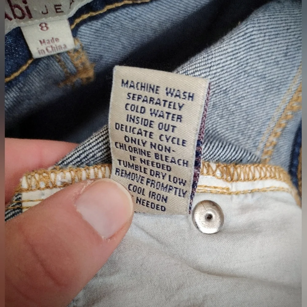 Brand New CAbi Size 8 Ruby Skinny Stretch Jeans Style 750 Inseam 30" - Picture 11 of 13